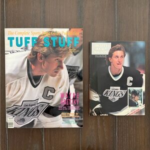 Wayne Gretzky Los Angeles Kings Trading Card magazine